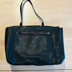 Rebecca Minkoff black leather bag